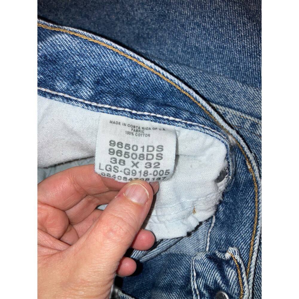 Vintage Wrangler WA783 Jeans 38x32 – Y2K Western Worn-In Denim - Picture 7 of 8
